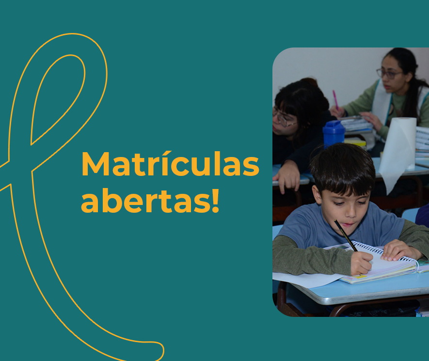 Banner de matrículas abertas do Ensino Fundamental Anos Finais