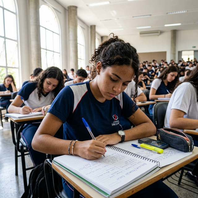 Estudando para Vestibular